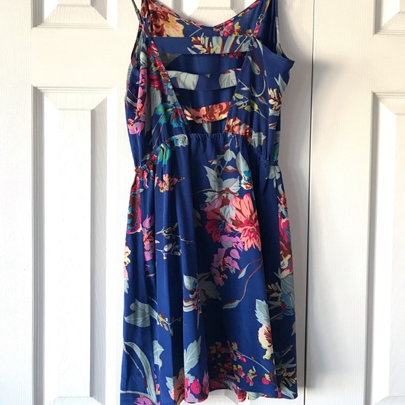 Champagne and Strawberry silk dress - Picture 3 of 6